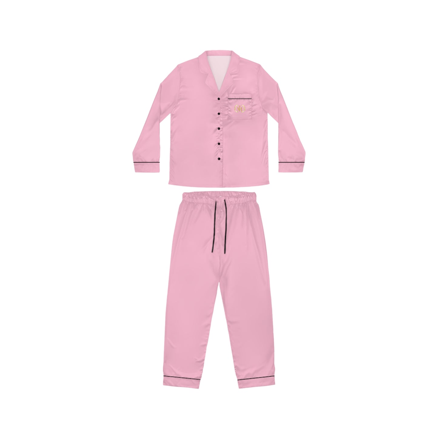 TM Pink Women's Satin Pajamas