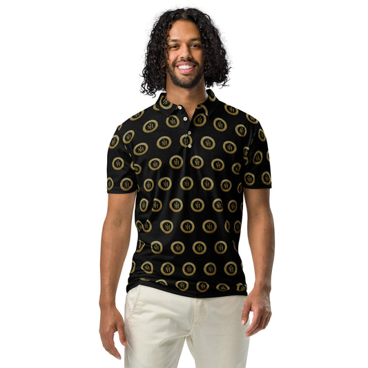 TM LOGO BLK Full Men’s slim fit polo