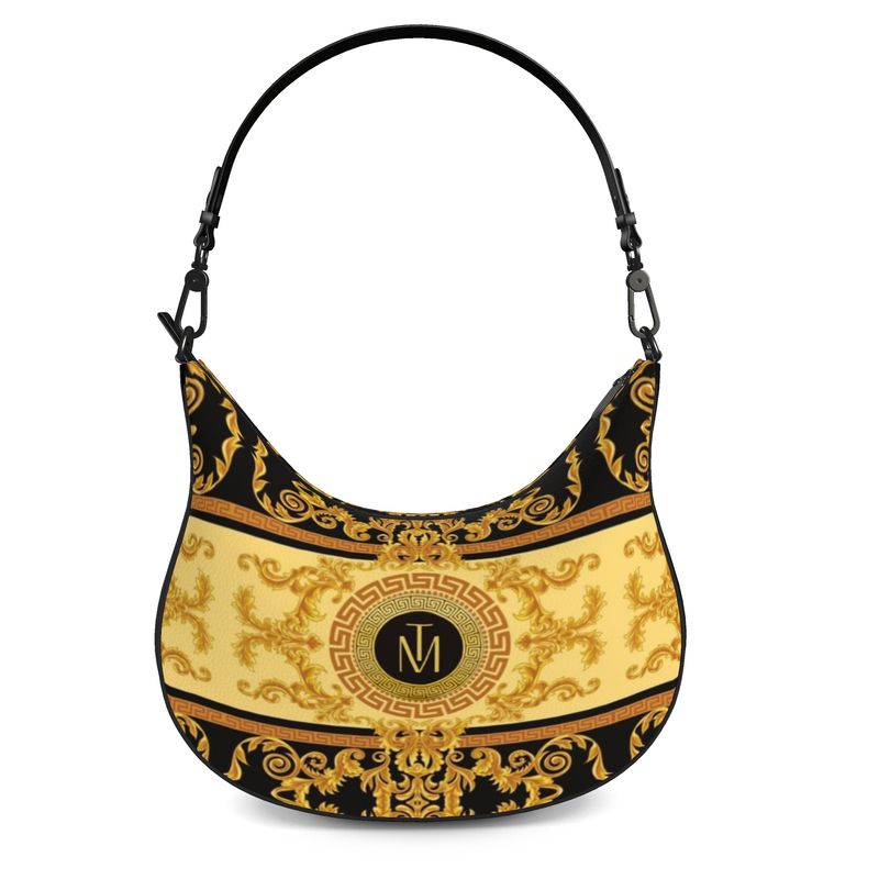 TM Designer Luxury Greca VI Curve Hobo Bag