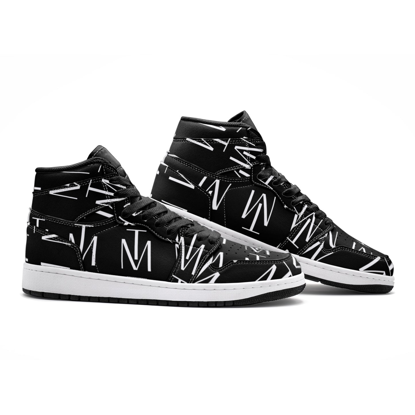 TM Blk & Wht Logo Force Edition Sneaker