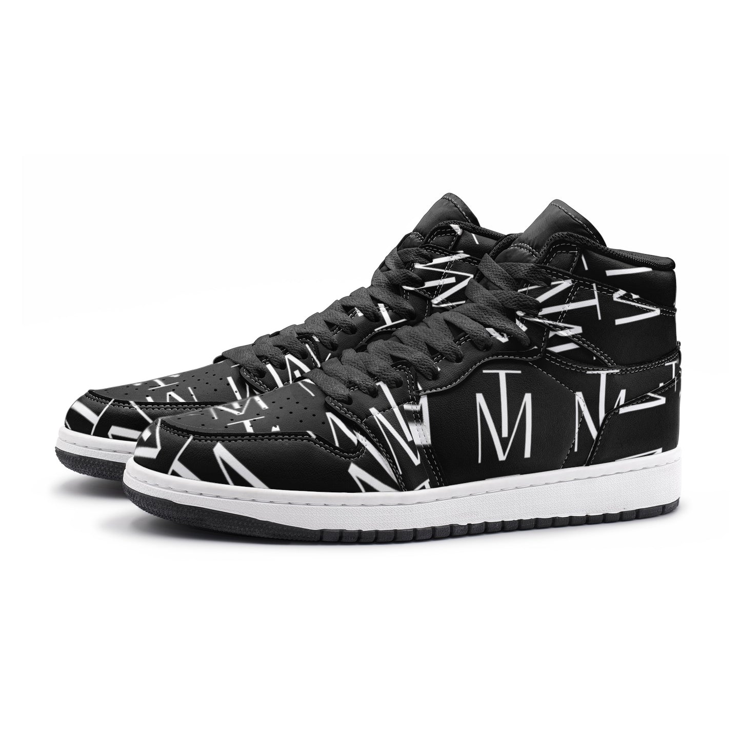 TM Blk & Wht Logo Force Edition Sneaker