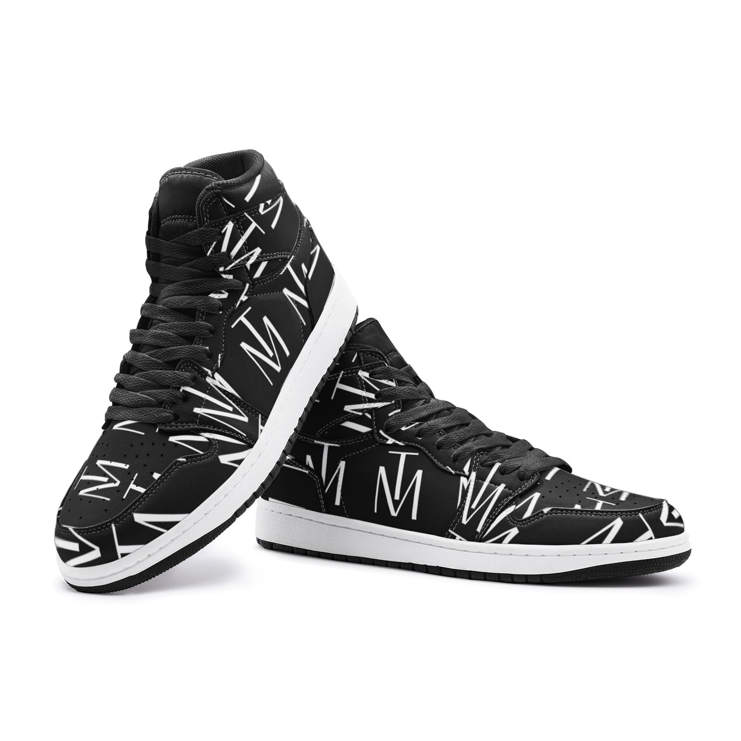 TM Blk & Wht Logo Force Edition Sneaker