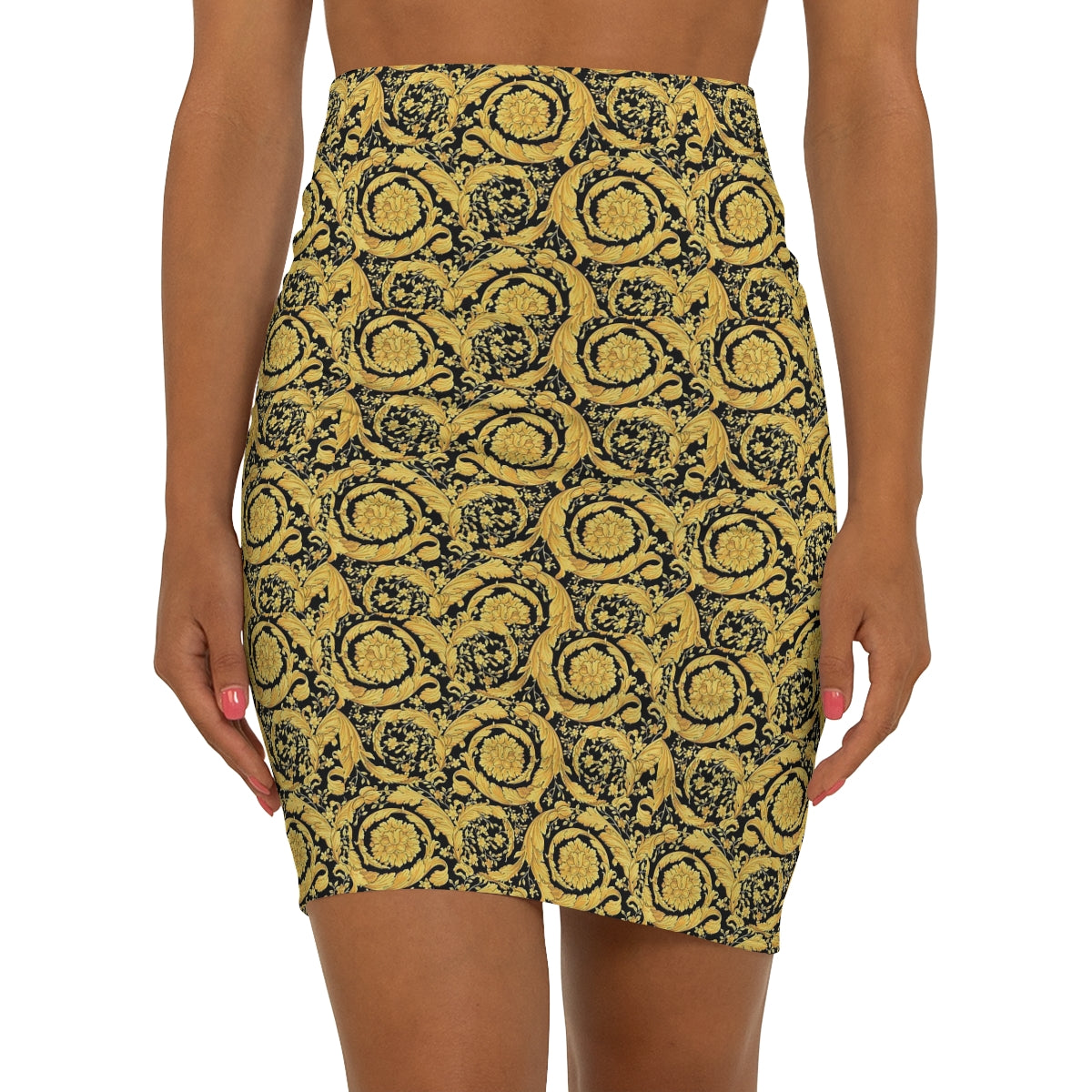 TM Baroque Luxury Women's Mini Skirt