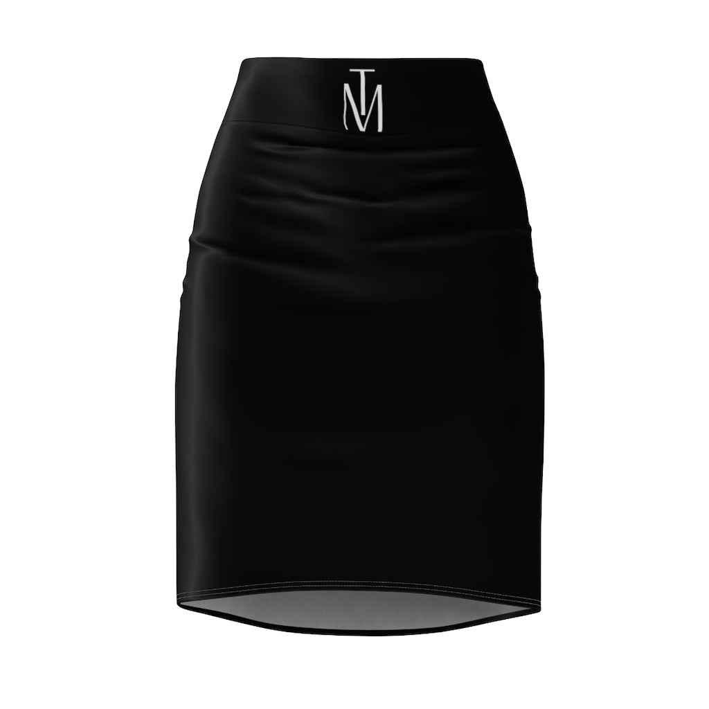 Women's Pencil Skirt TM Blk/Wht