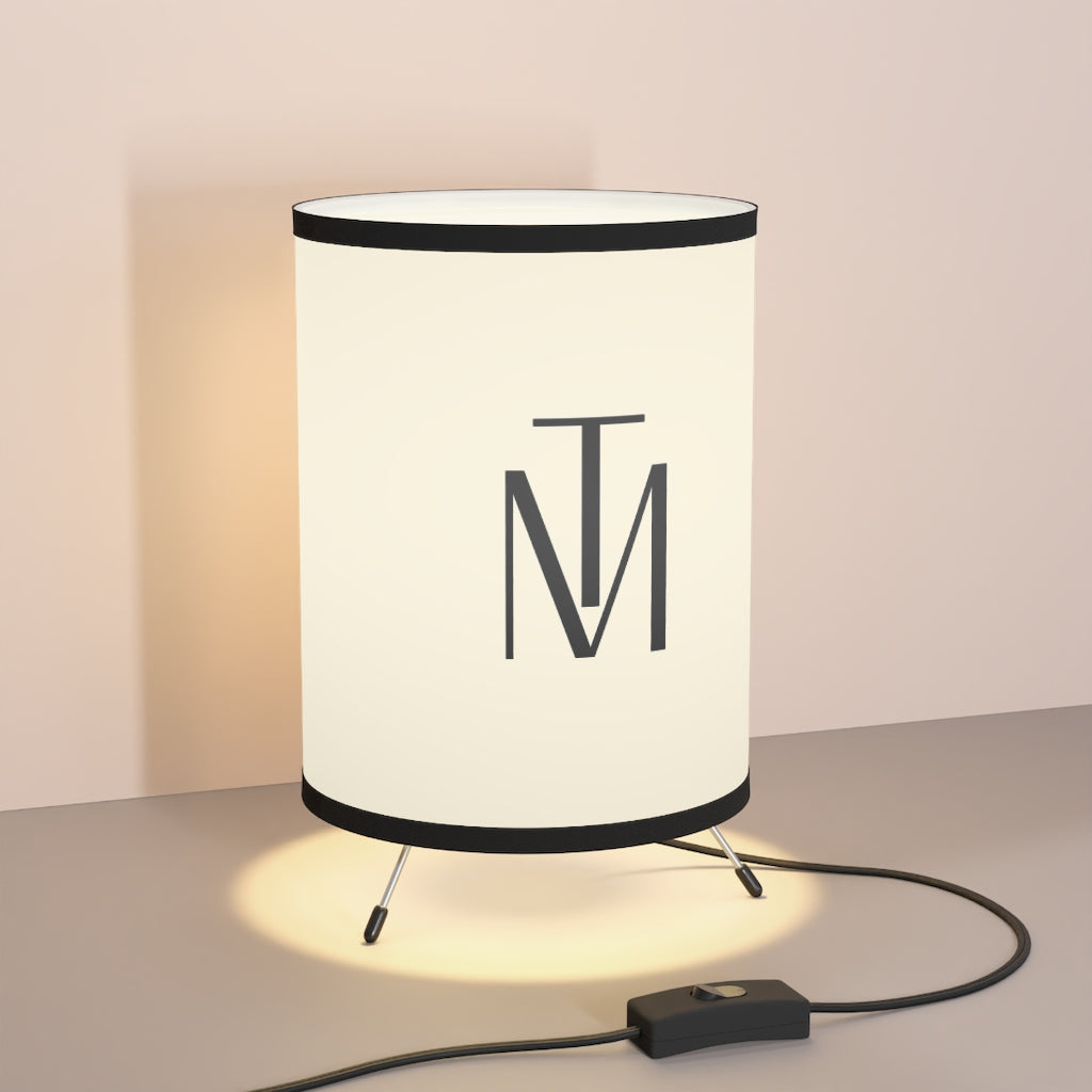 Lamp Tripod  with High-Res Printed Shade, US\CA plug TM Luxury