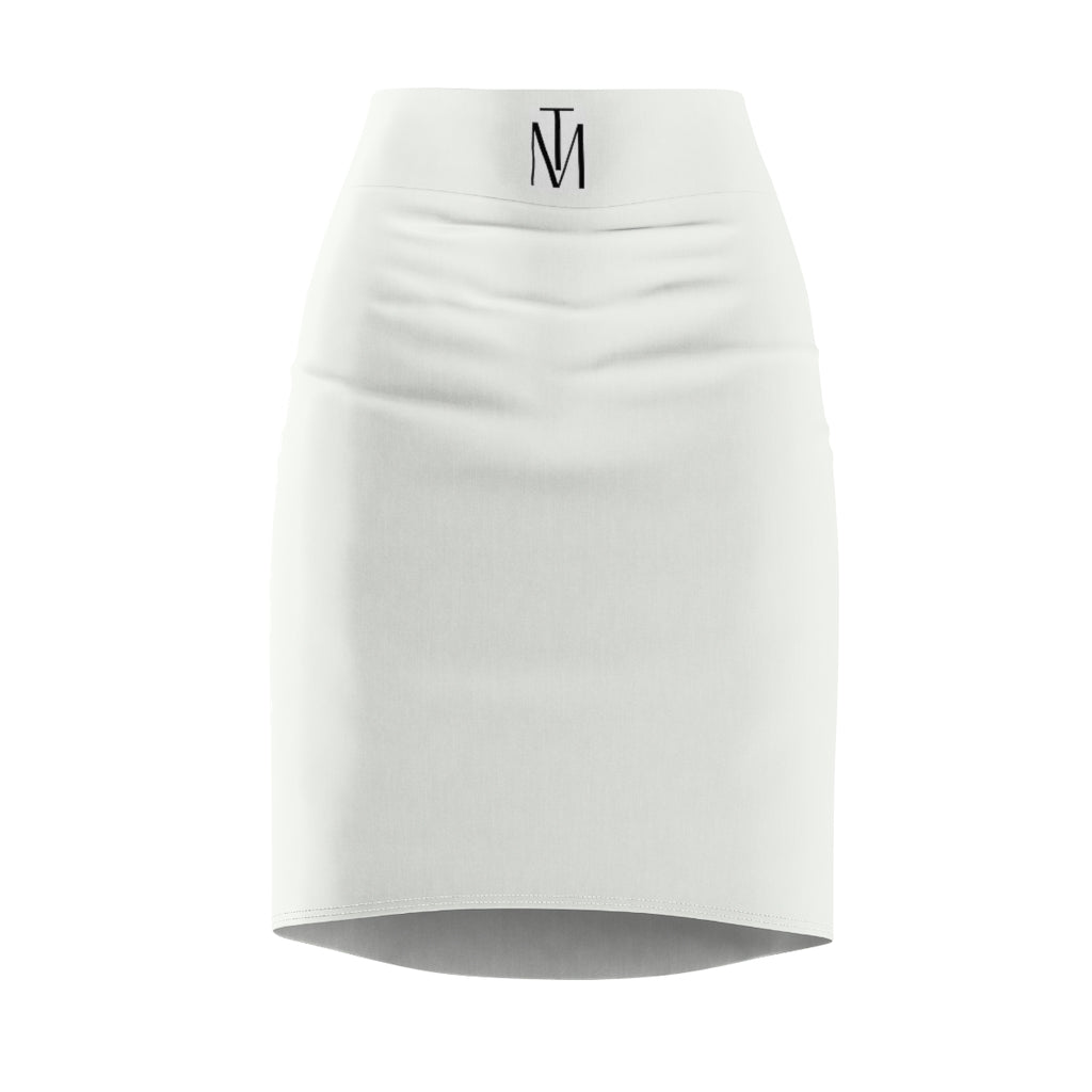 TM Women's Pencil Skirt White