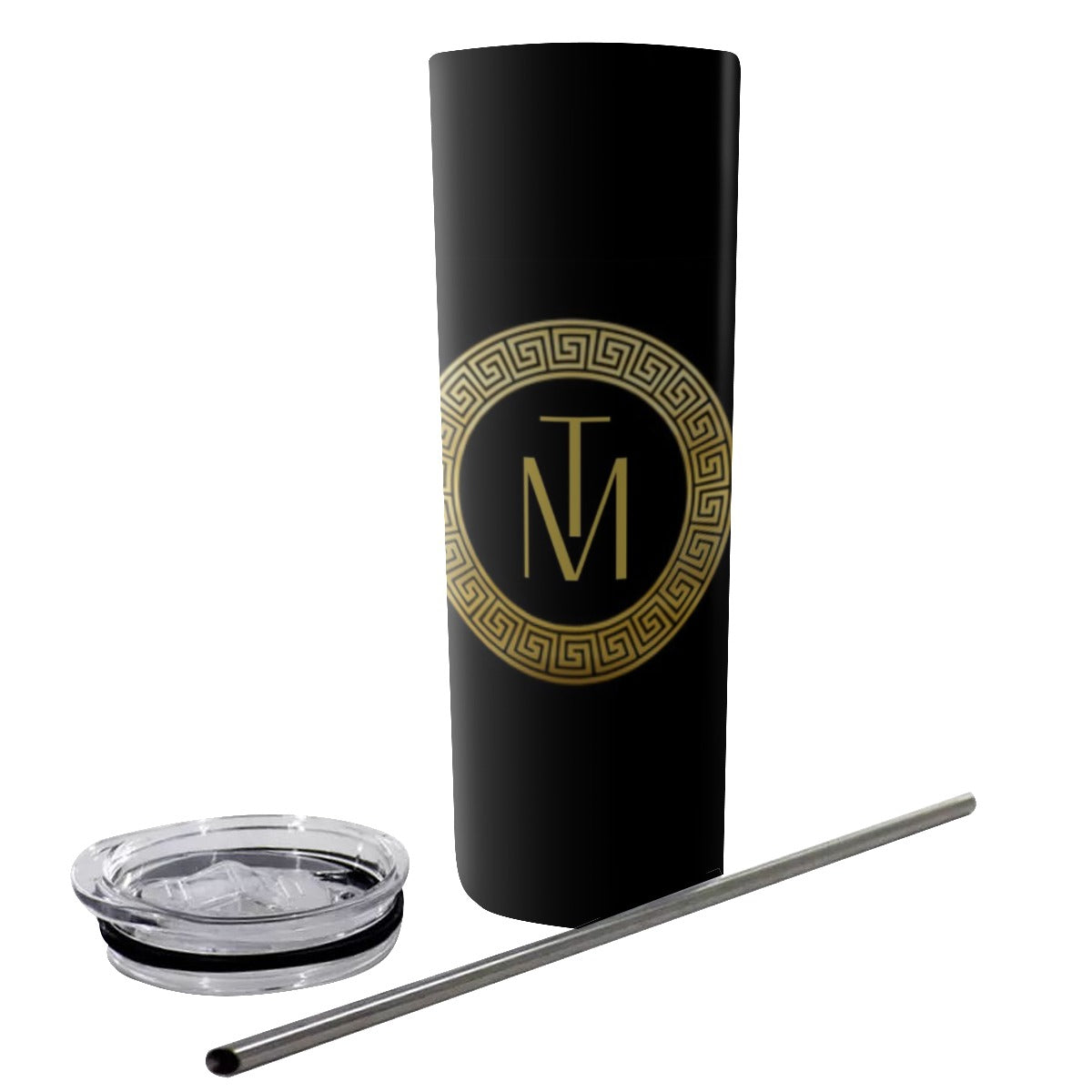 Glitter Tumbler With Stainless Steel Straw 20oz