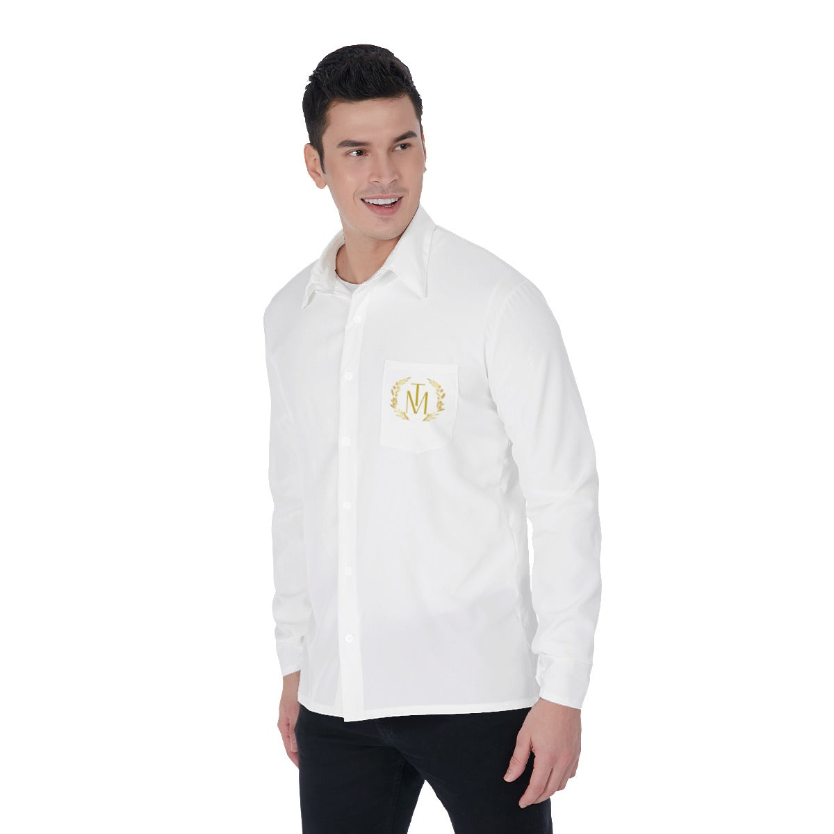 TM Long Sleeve Gold Reef Pocket Logo