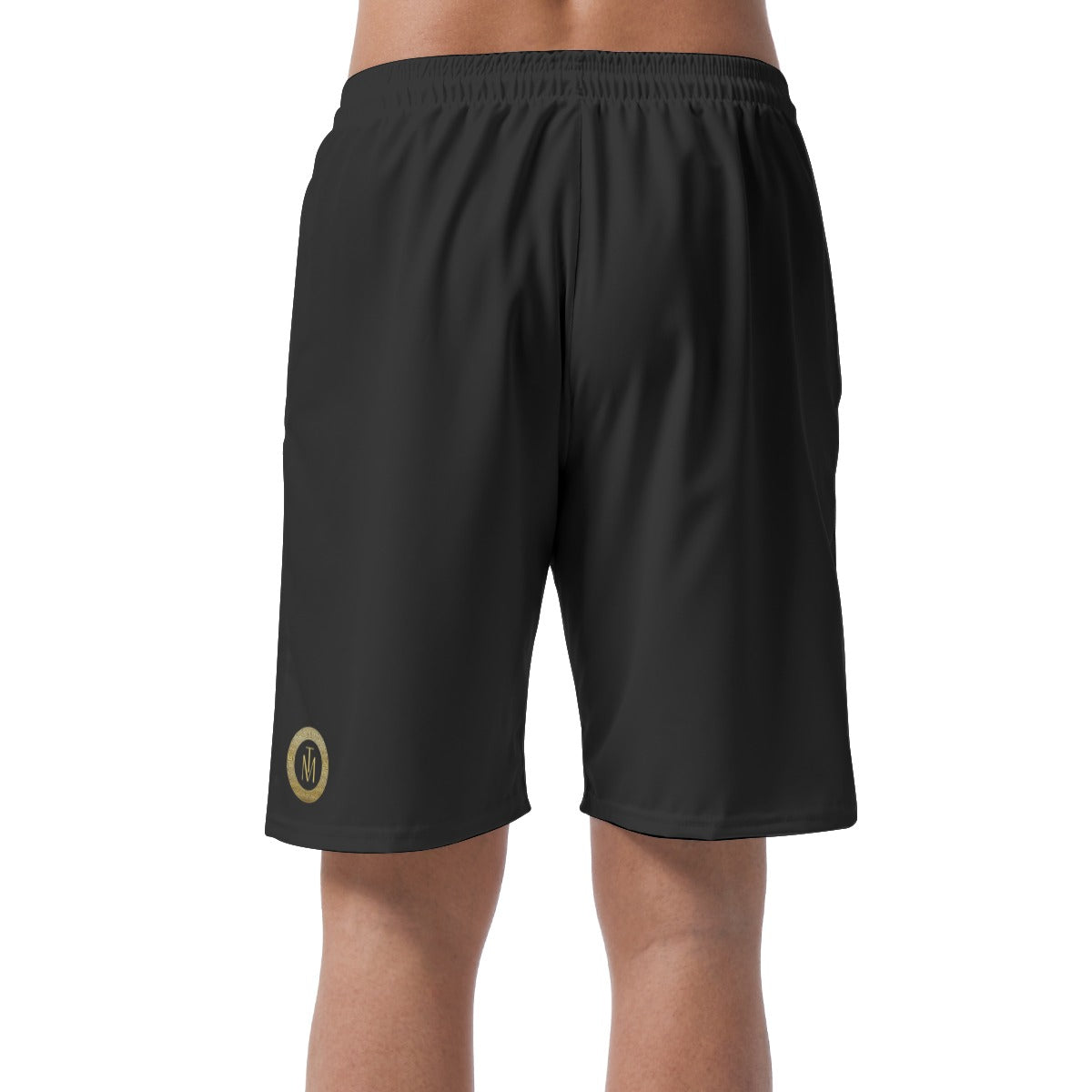 TM Men's Black Casual Short Pants