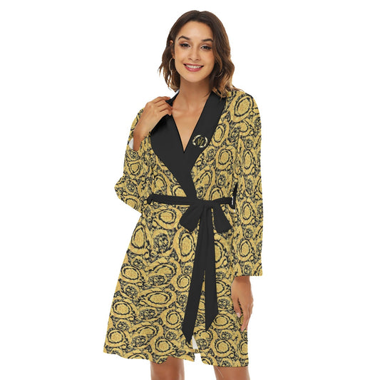 TM Luxury Baroque Women's Robe