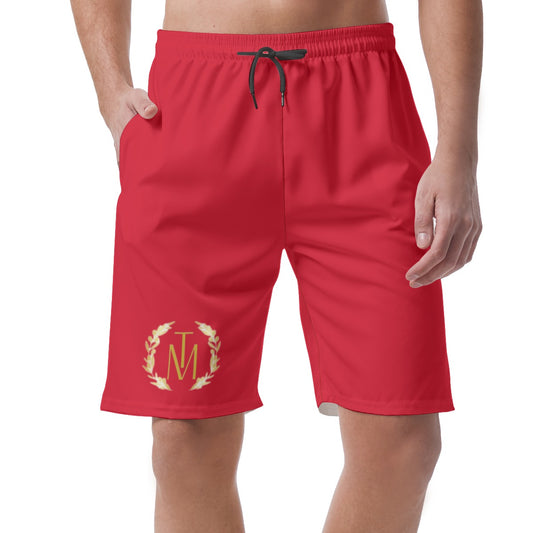 TM Men's Red Reef Casual Short Pants