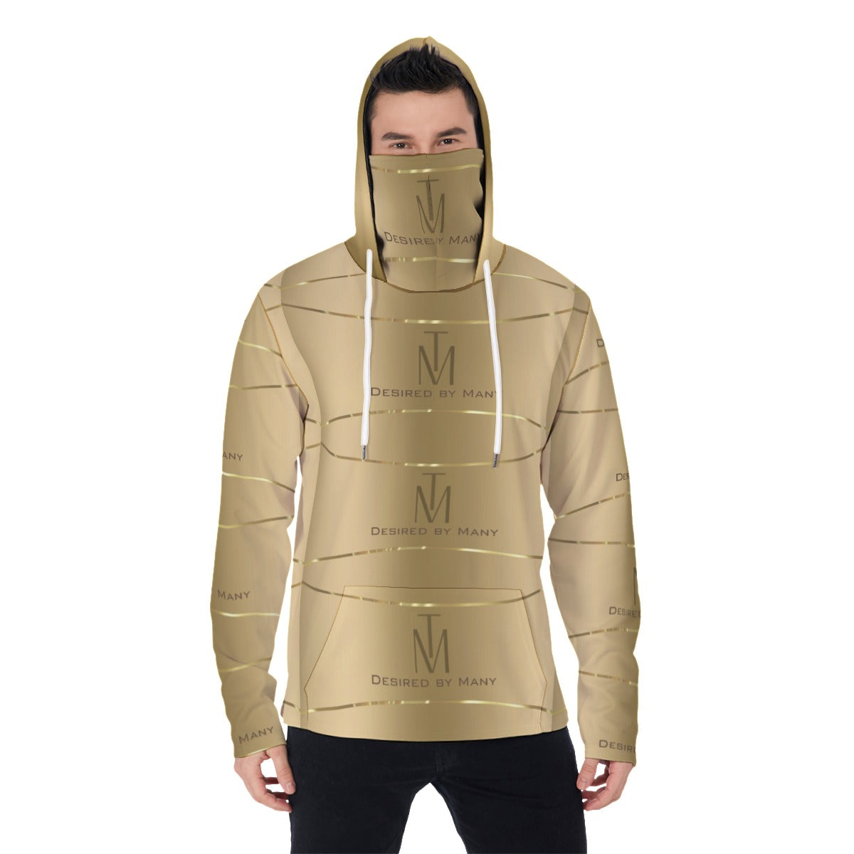 TM Desired by Many Heavy Fleece Hoodie With Mask