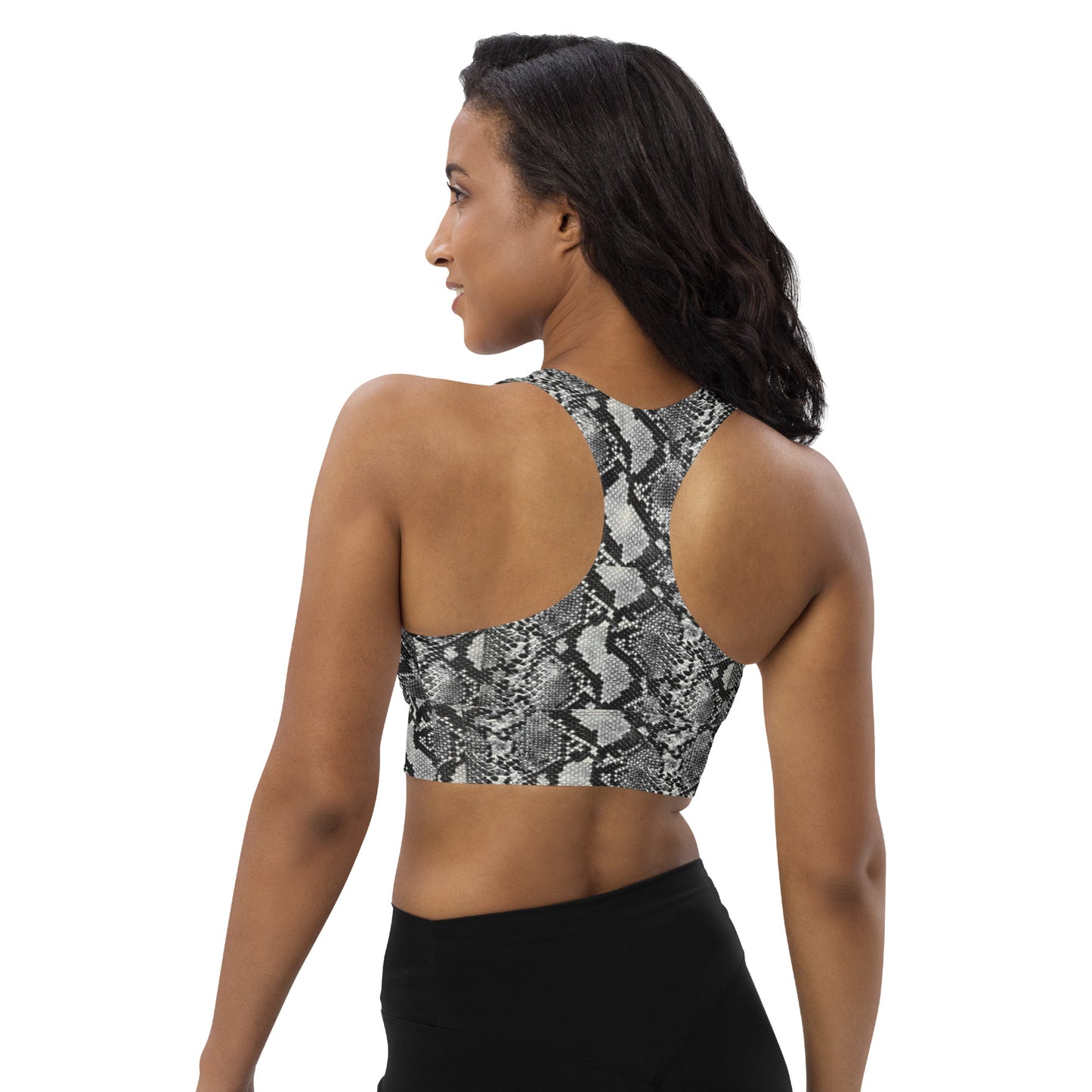 TM Snakeskin Longline sports bra