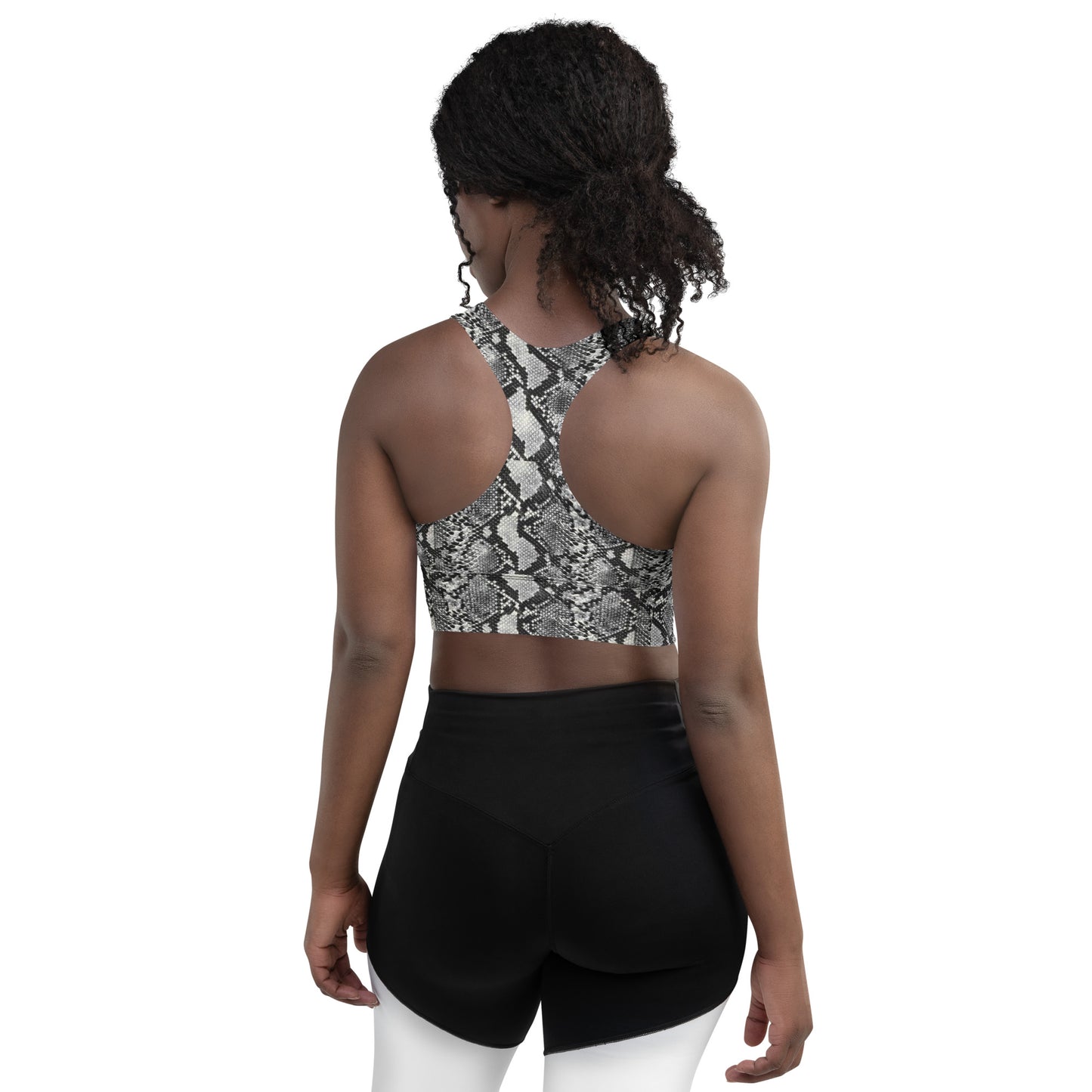 TM Snakeskin Longline sports bra