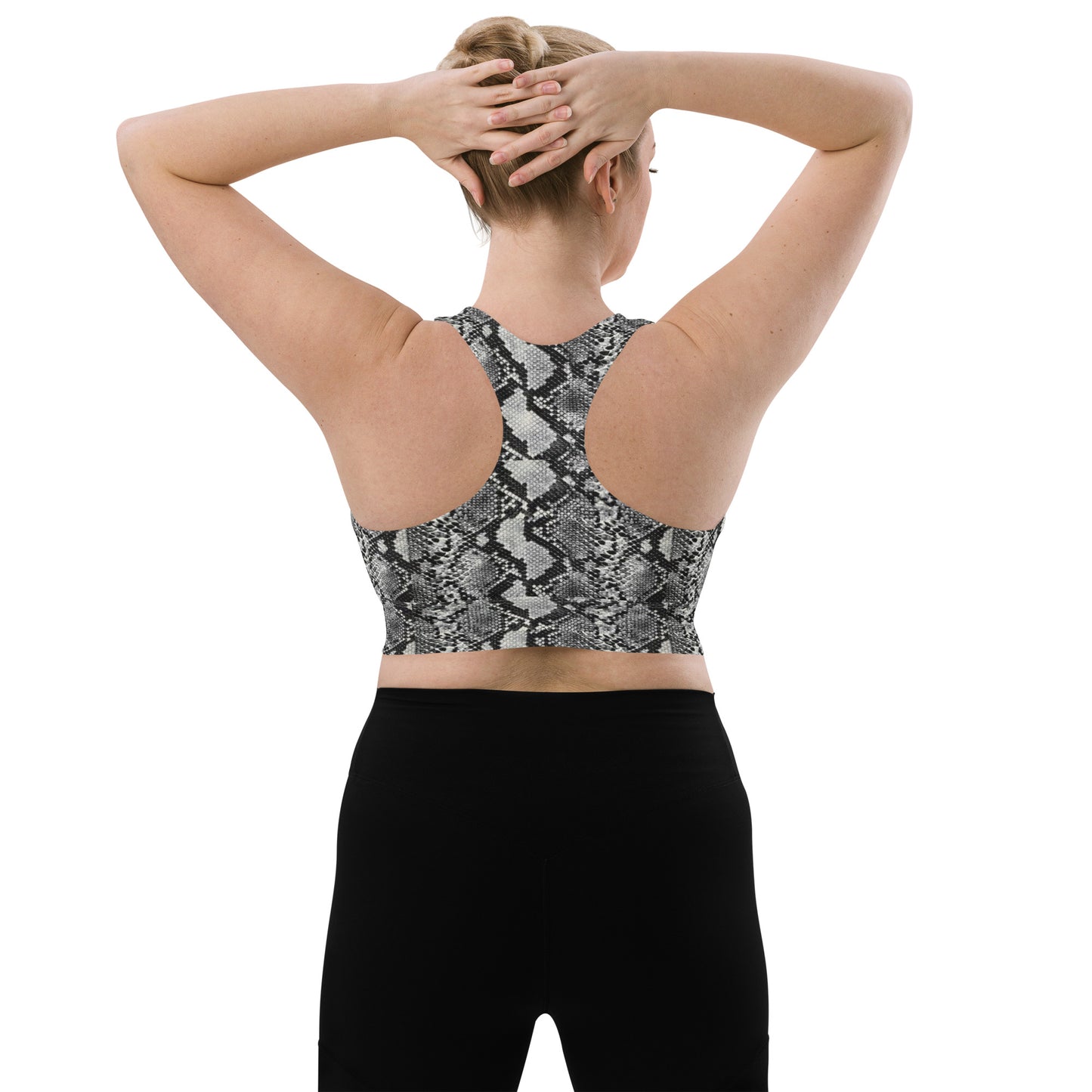 TM Snakeskin Longline sports bra