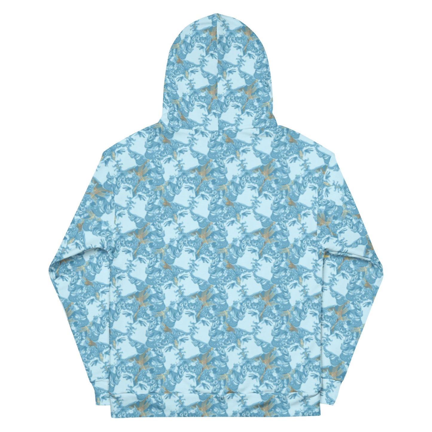 TM Sky Blue Greca Designer Hoodie