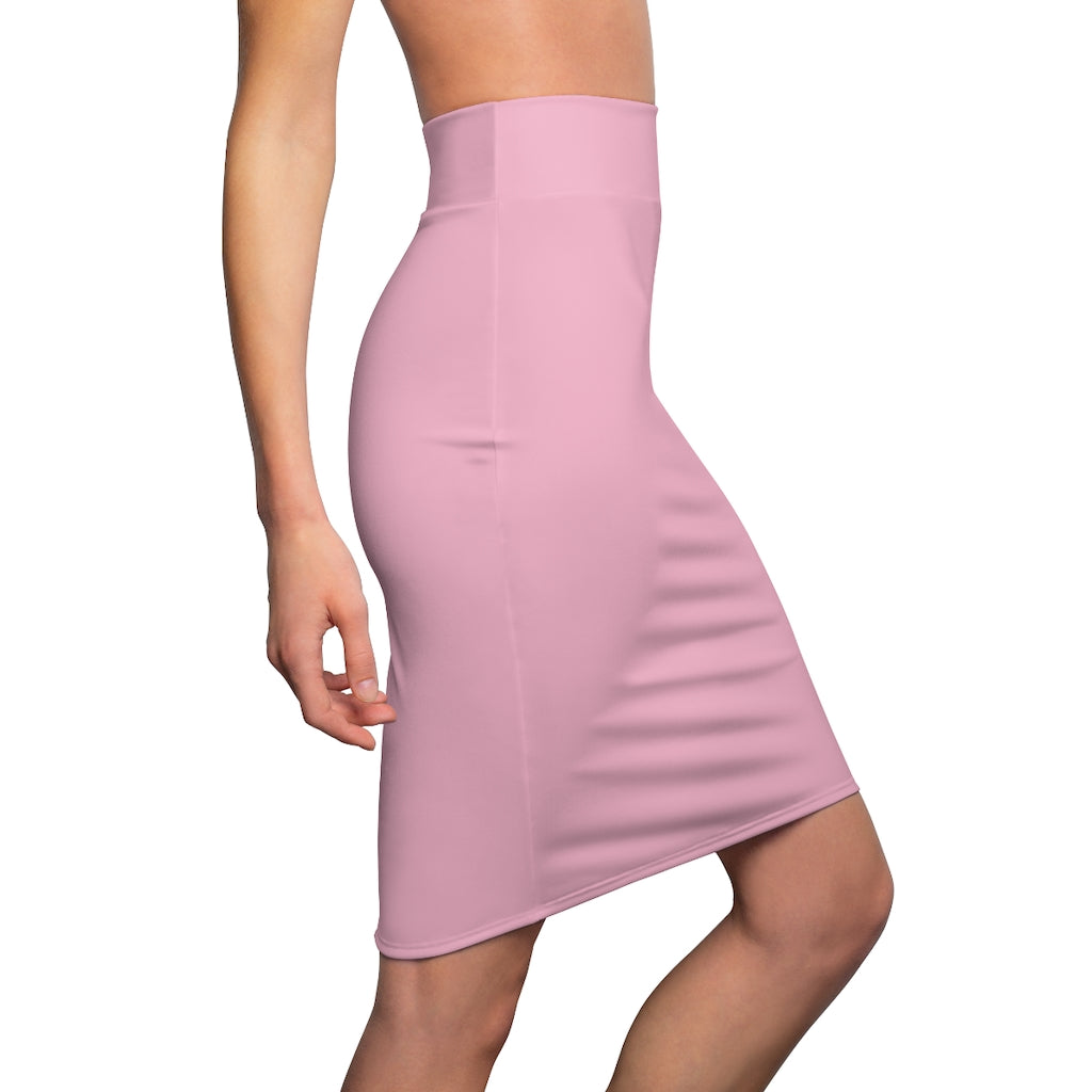 TM Pink Luxury Pencil Skirt