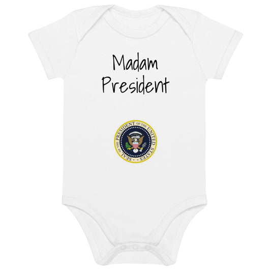 Baby bodysuit cotton Madam President