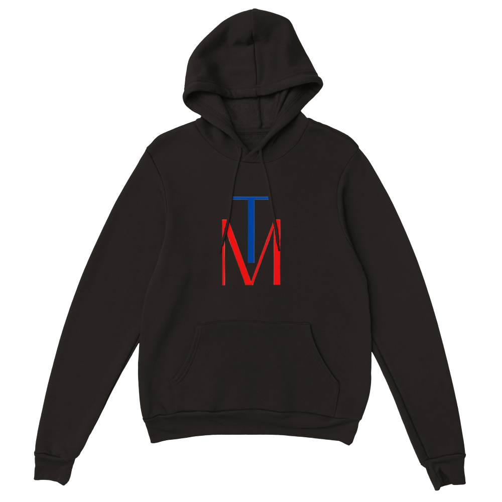 TM Classic Unisex Pullover Hoodie (front & back) Cotton