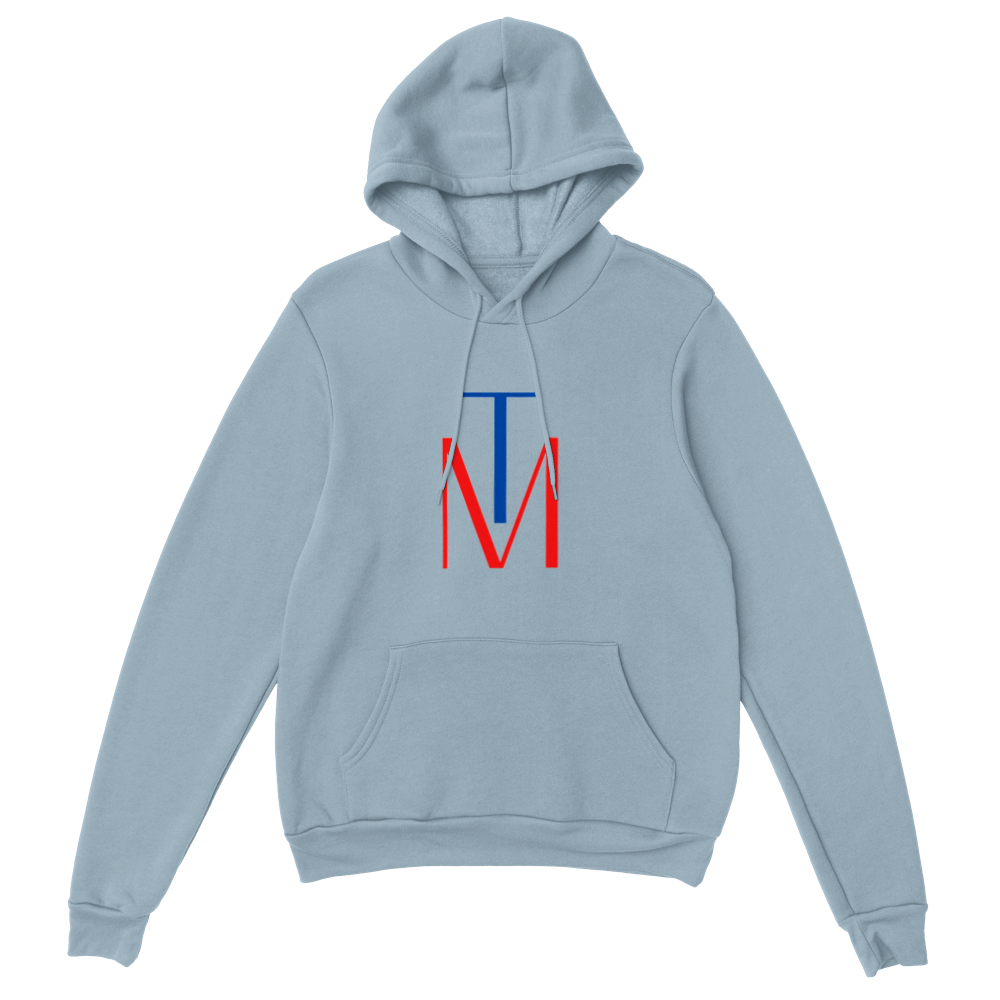 TM Classic Unisex Pullover Hoodie (front & back) Cotton