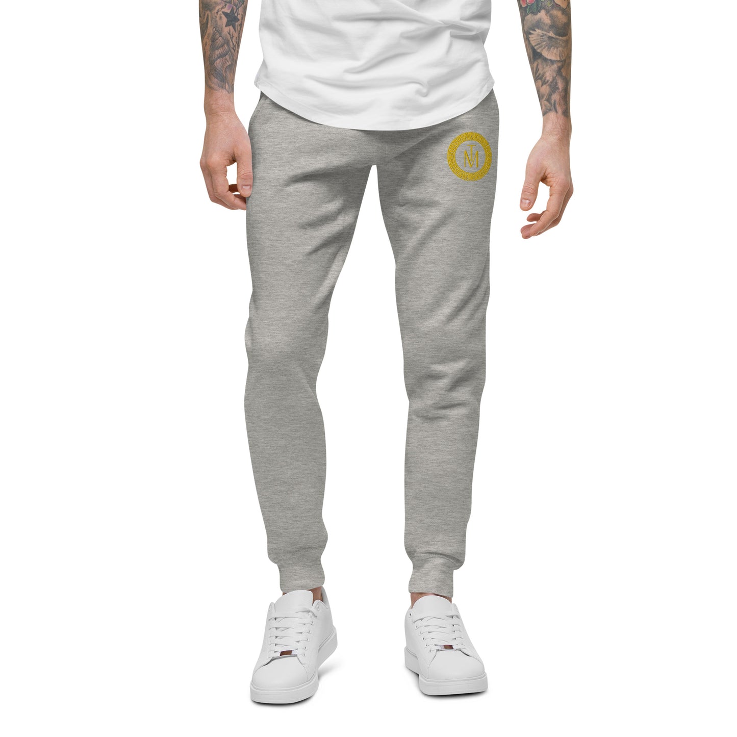 TM Gold Circle Stencil Unisex fleece sweatpants