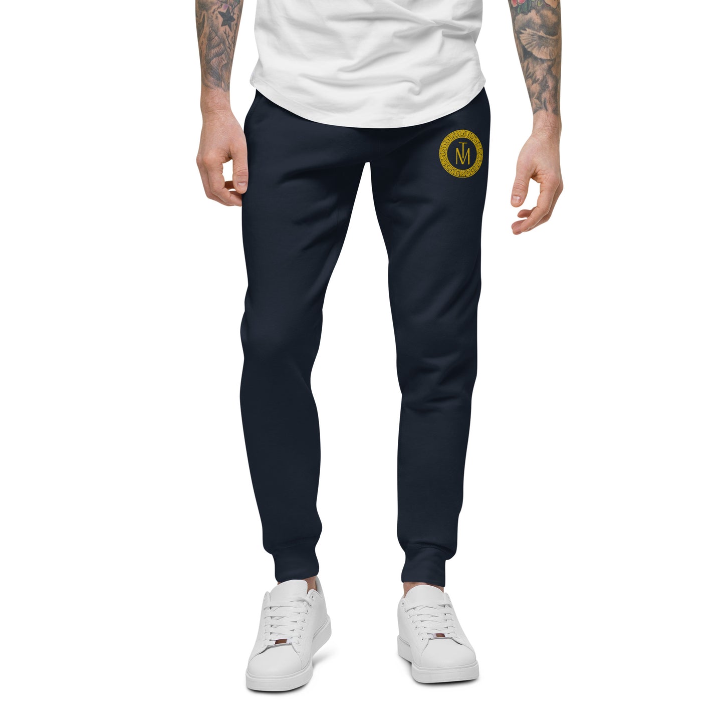 TM Gold Circle Stencil Unisex fleece sweatpants